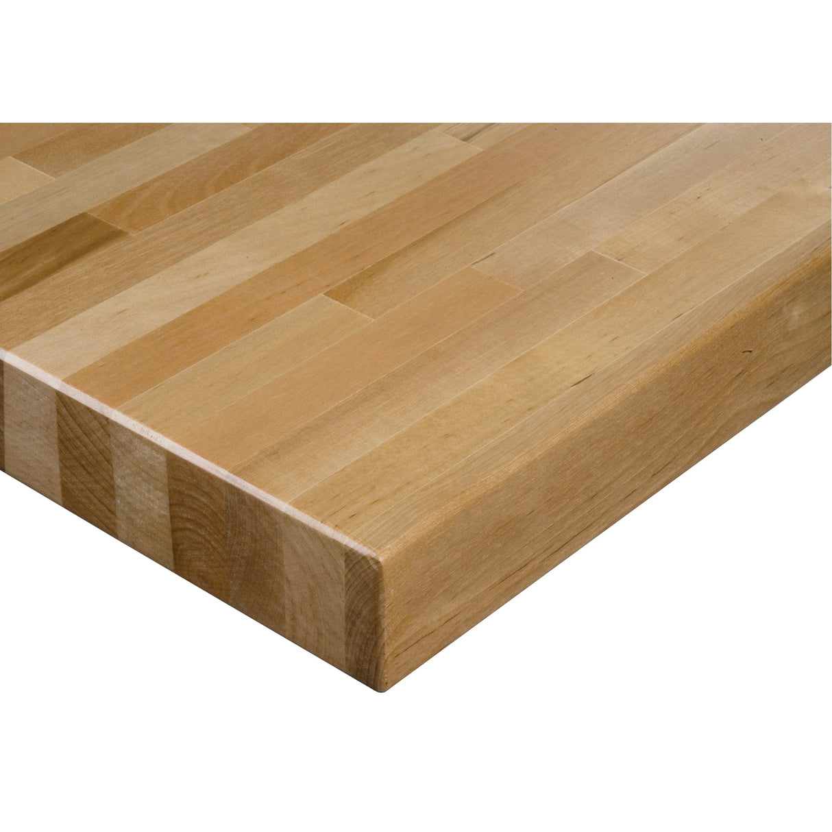 Laminated Hardwood Workbench Top, 60" W x 48" D, Square Edge, 1-3/4" Thick