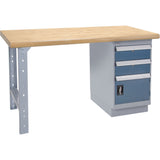 Pre-Designed Workbench, 2500 lbs. Cap., 60" W x 24" D, 34" H