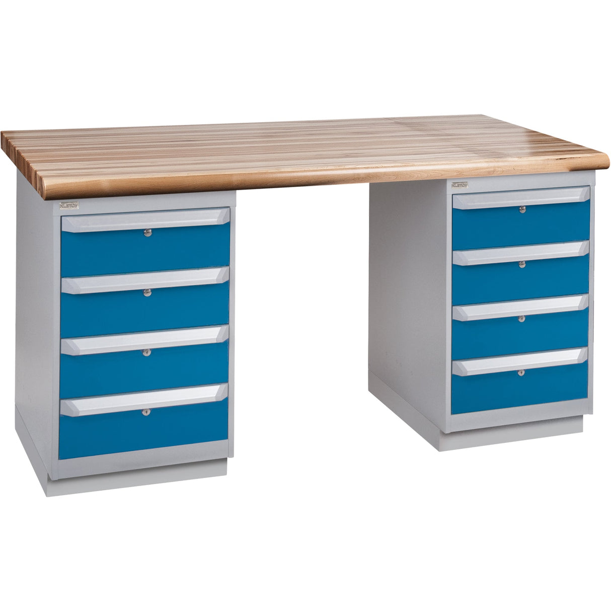 Pre-Designed Workbench, Dual Drawers, 2500 lbs. Cap., 60" W x 36" D, 34" H
