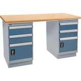 Pre-Designed Workbench, 60" W x 36" D x 34" H, 2500 lbs. Capacity