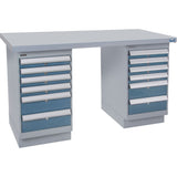 Pre-Designed Workbench, 60" W x 36" D x 34" H, 2500 lbs. Capacity
