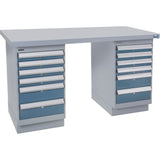 Pre-Designed Workbench, 60" W x 36" D x 34" H, 2500 lbs. Capacity