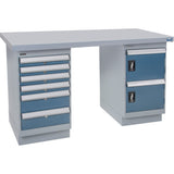 Workbench, 60" W x 36" D x 34" H, 2500 lbs. Capacity