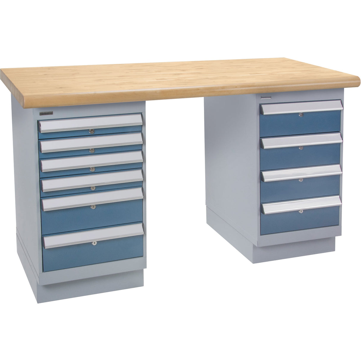 Heavy-Duty Workbench, Dual Drawers, 1500 lbs. Cap., 60" W x 30" D, 34" H