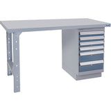 Pre-Designed Workbench, 72" W x 36" D x 34" H, 2500 lbs. Capacity