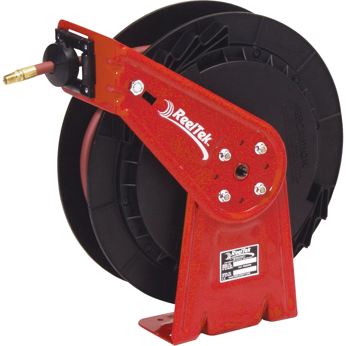 Lightweight & Economical Industrial Reels, Air/Water, 3/8" x 50', Single Hose, 300 psi