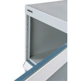 Two-Door Pedestal Workbench, 28" H x 18" W x 21" D
