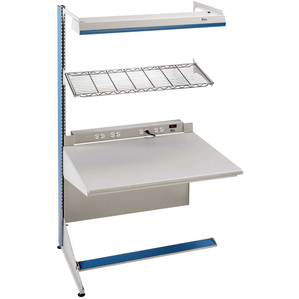 Poste de travail préconfiguré Arlink, 60" L x 28" P x 84" H, simple face, extension