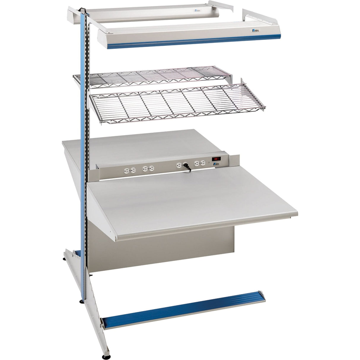 Arlink Preconfigured Workstation, 36" W x 56" D x 84" H, Double Sided Add-On