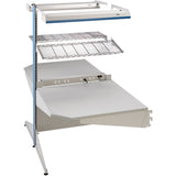 Arlink Preconfigured Workstation, 36" W x 56" D x 84" H, Double Sided Corner Add-On