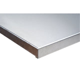 304 Stainless Steel Wood-Filled Workbench Tops, 36" D x 60" W, 1-3/4" Thick