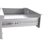 Cabinet Style Shop Desk, 34-1/2" W x 30" D x 53" H, Grey