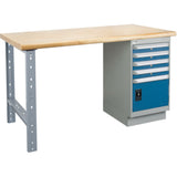 Workbench, Door w/ Drawer Combination, 2500 lbs. Cap., 72" W x 30" D, 34" H