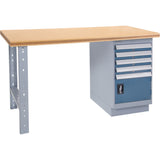 Workbench, 60" W x 36" D x 34" H, 2500 lbs. Capacity