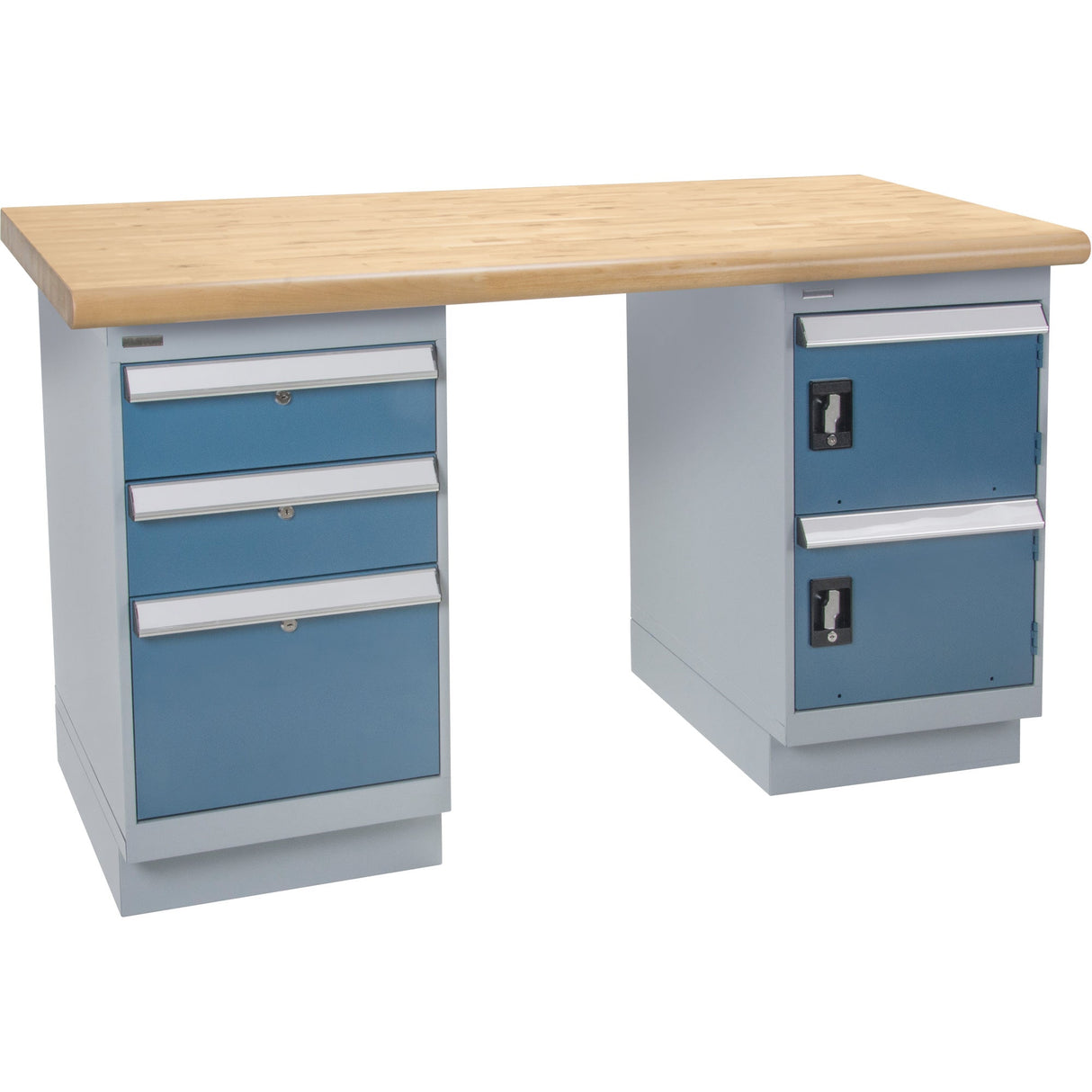 Heavy-Duty Workbench, Door & Drawers, 1500 lbs. Cap., 60" W x 36" D, 34" H