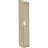 Clean Line™ Lockers, 15" x 18" x 78", Steel, Beige, Rivet (Assembled)