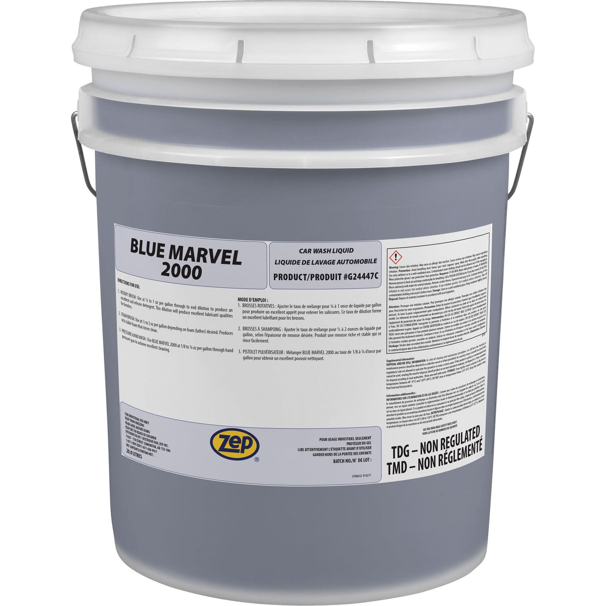 Nettoyant pour camions et remorques Blue Marvel 2000, 20 L, Seau