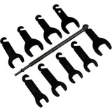 10-Piece Pneumatic Fan Clutch Wrench Set