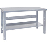 Industrial Duty Workbench, 60" W x 36" D x 34" H, 1000 lbs. Capacity