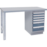 Industrial Duty Workbench, 36" W x 72" D x 34" H, 1000 lbs. Capacity
