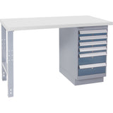 Industrial Duty Workbench, 36" W x 60" D x 34" H, 1000 lbs. Capacity