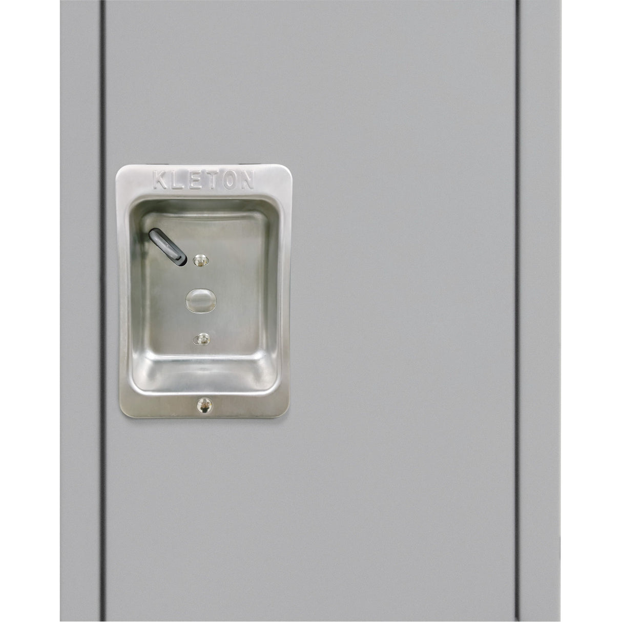 Lockers, 3 -tier, Bank of 3, 36" x 18" x 72", Steel, Grey, Knocked Down