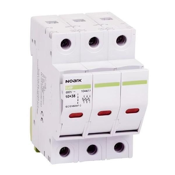 Fuse Holder 3P 30A Class CC Fuse W/ Indication Light | F30CC3L