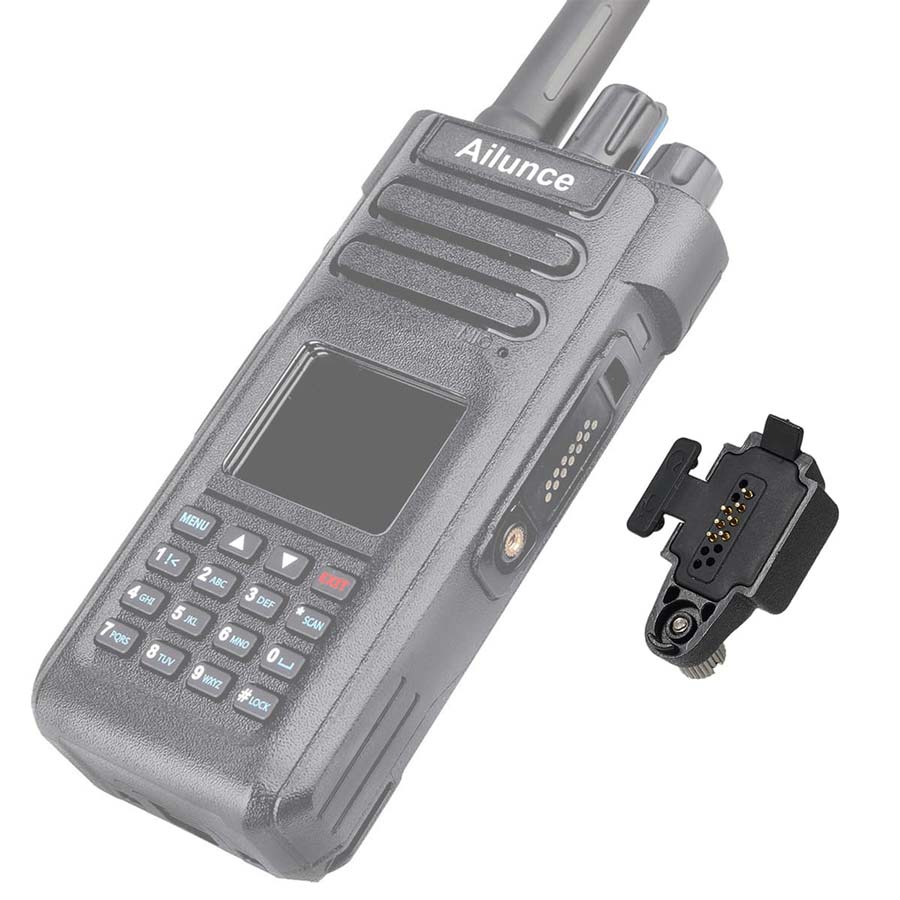 Adaptateur d'accessoire radioamateur Ailunce HD1 / RT29 (vers K1 2 broches)