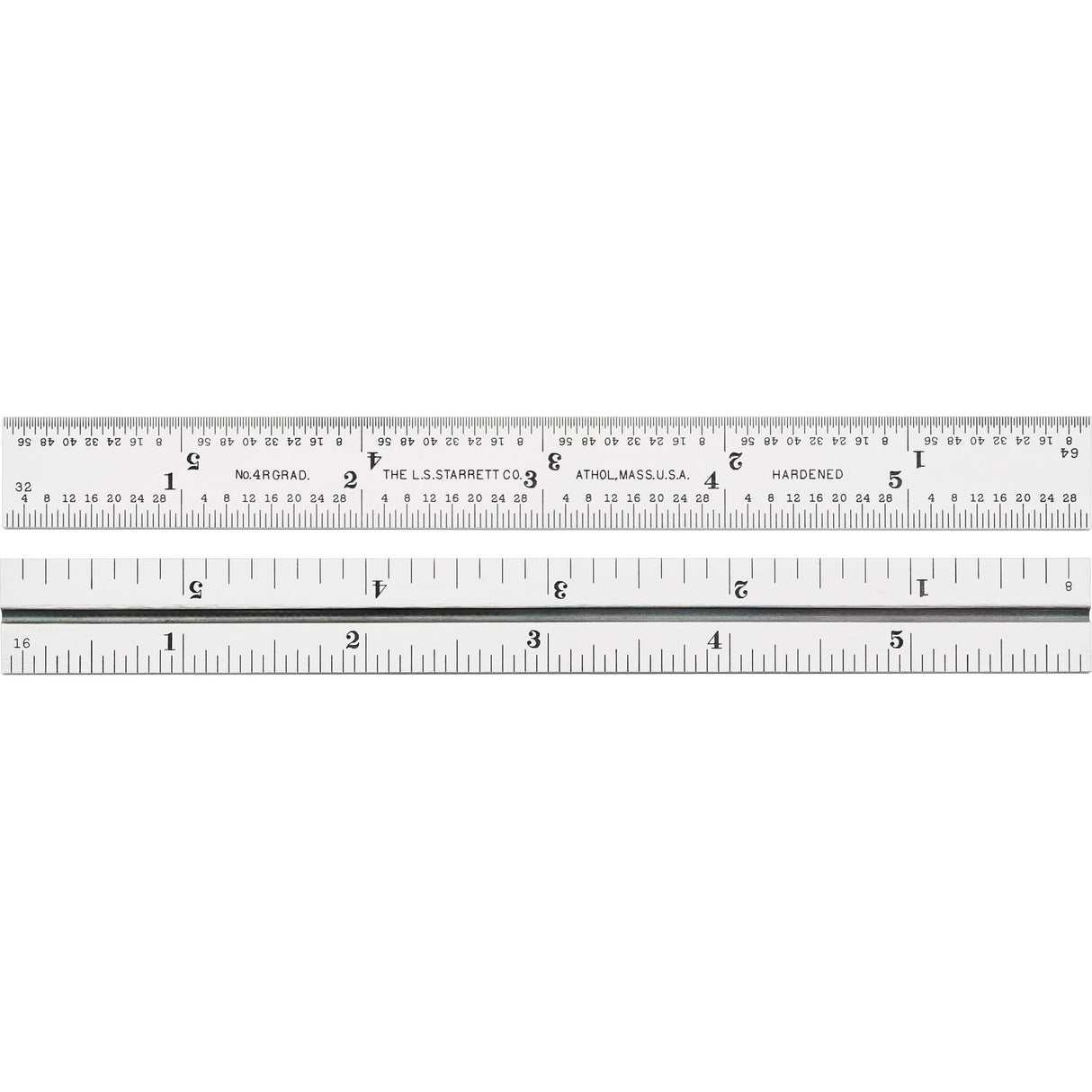 Junior Combination Squares, 6" L, 8/100" Graduations, Steel, Plain