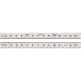 Full-Flexible Metric Rule, 150 mm L, Steel, 1 mm/0.5 mm Graduations