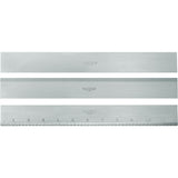 380 Series Steel Straight Edge, 12" L, 1-13/32" W, 11/64" Thickness