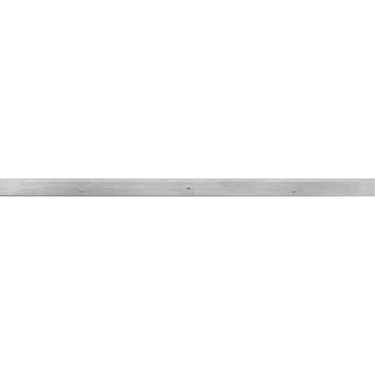 385 Series Steel Straight Edge with Bevel, 48" L, 2-13/32" W, 7/32" Thickness