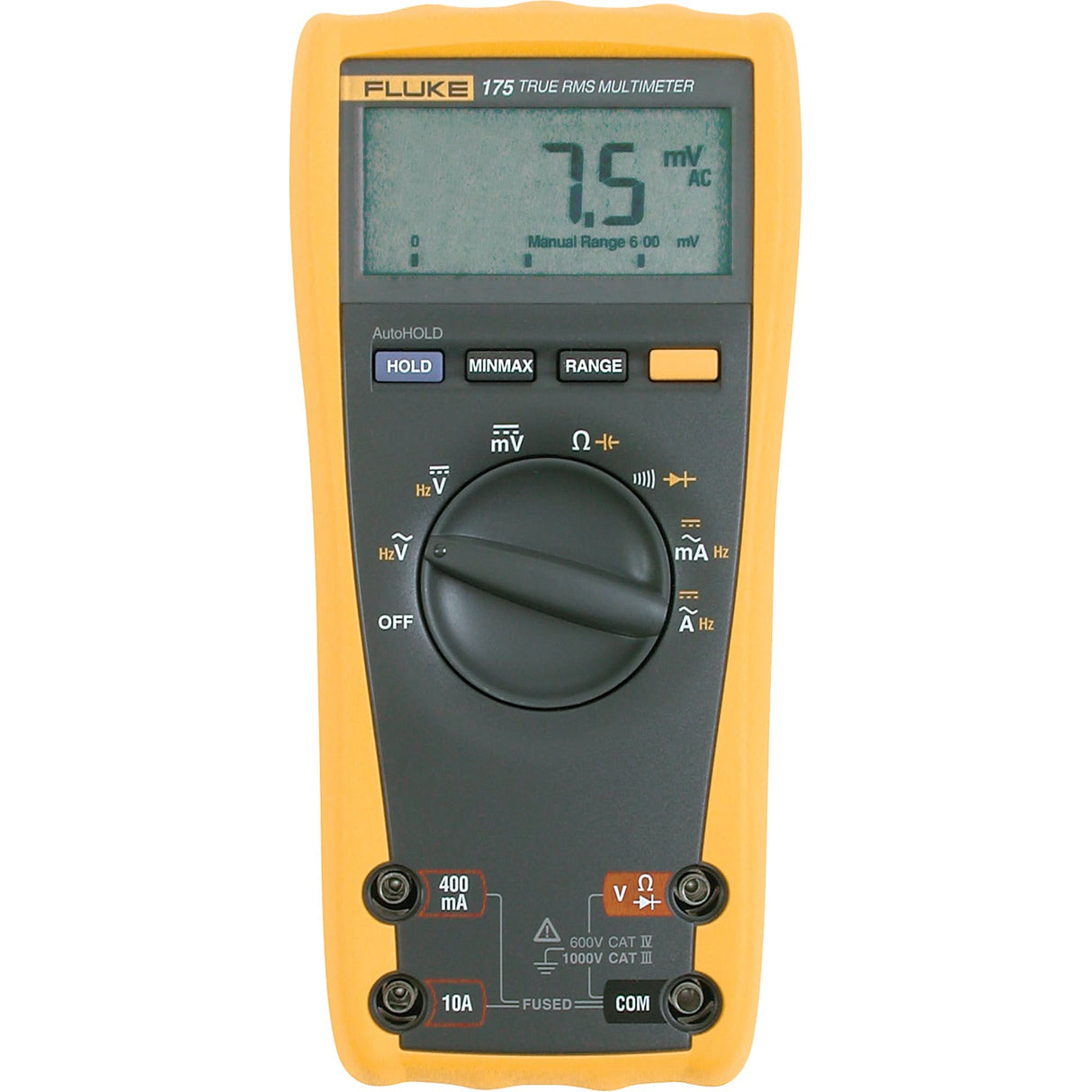 175 True-RMS Digital Multimeter, AC Voltage, AC Current