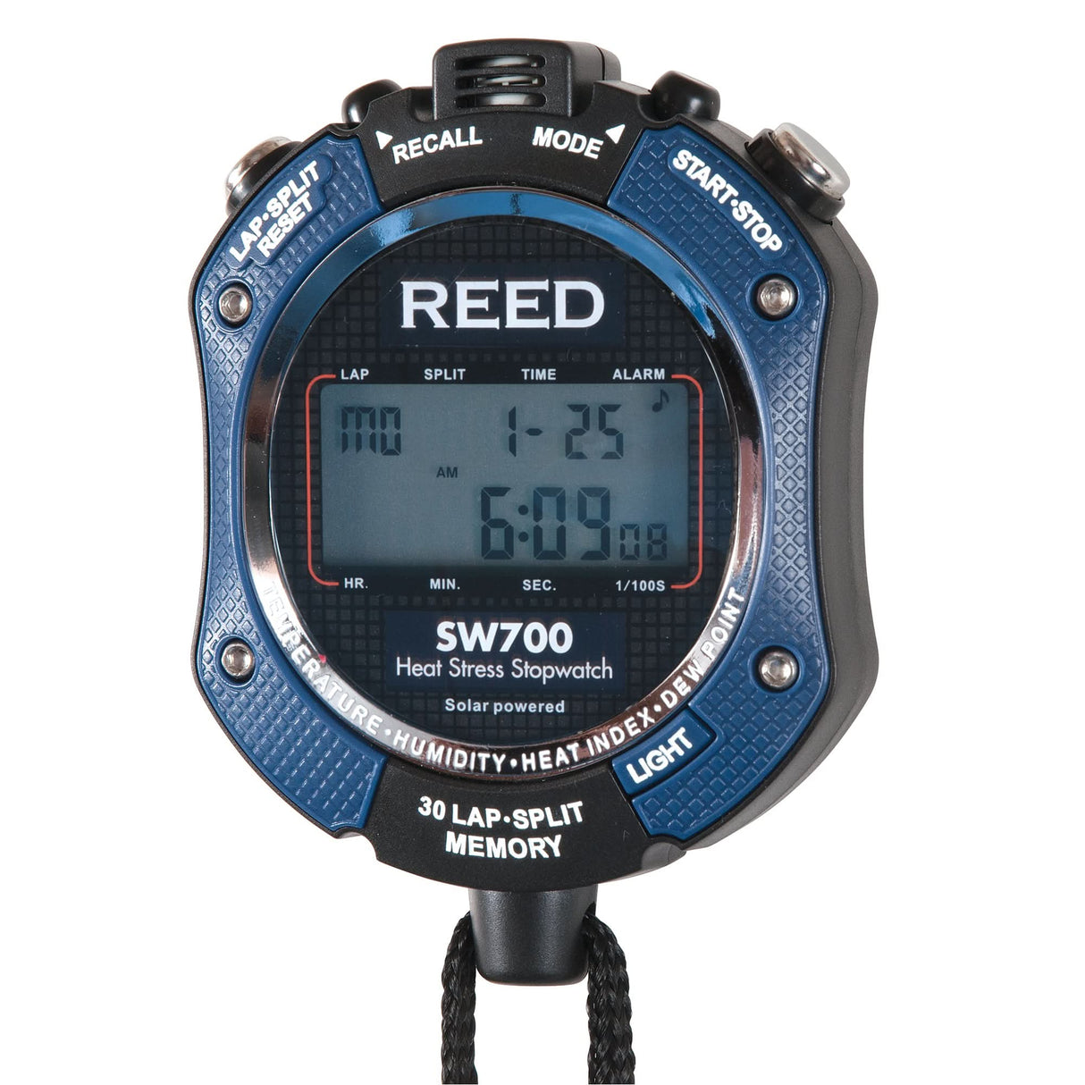 Heat Stress Stop Watch, Digital, Water Resistant