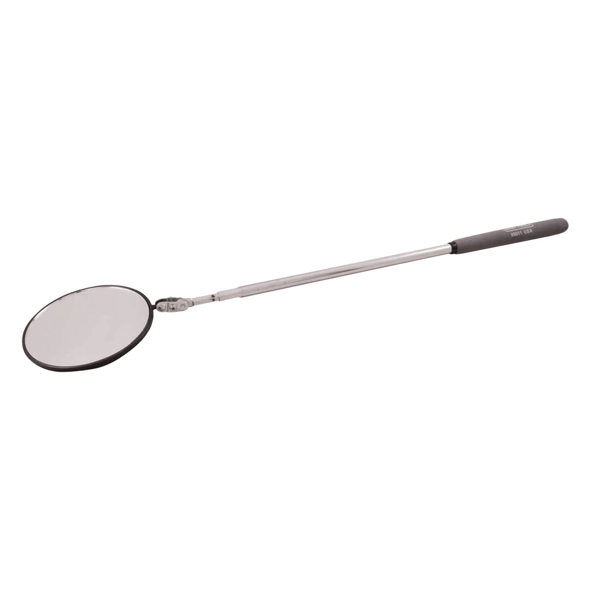 Inspection Mirror, Circular, 3-3/4" L x 3-3/4" W, Telescopic