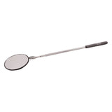 Inspection Mirror, Circular, 3-3/4" L x 3-3/4" W, Telescopic