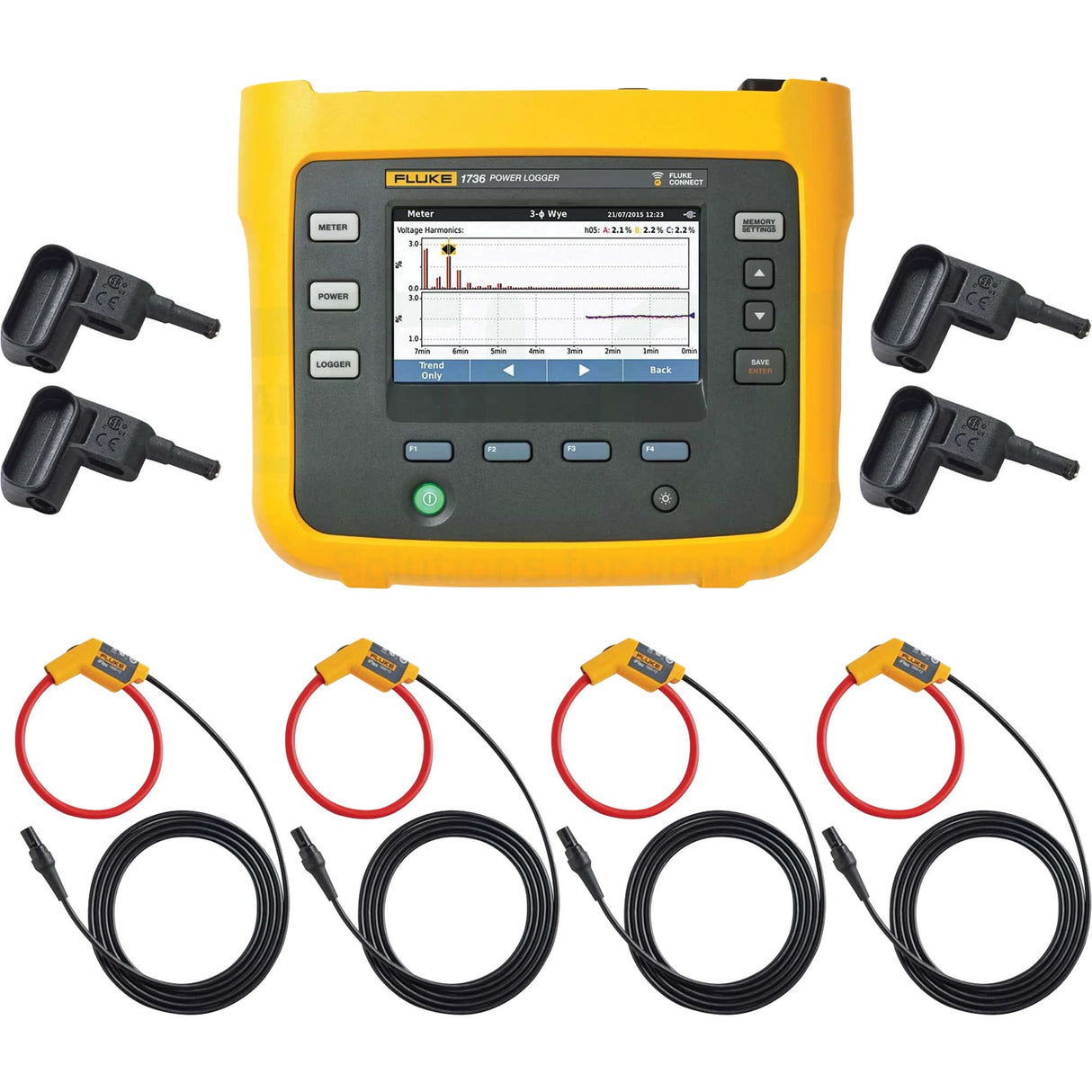 1736 3-Phase Power Logger with Current Probes
