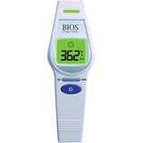Non-Contact Forehead Thermometer, 0°C - 100.0°C (32.0°F - 212.0°F), Fixed Emmissivity