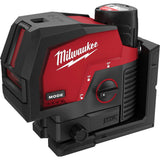 M12™ Green Cross Line and Plumb Points Cordless Laser Kit