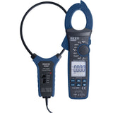 True RMS Clamp Meter Kit, AC/DC Voltage, AC/DC Current