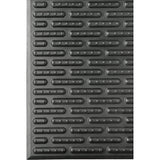 Ergomat® Softline Autoclavable Mats, Bubbled, 2' x 3' x 1/2", Black, Rubber