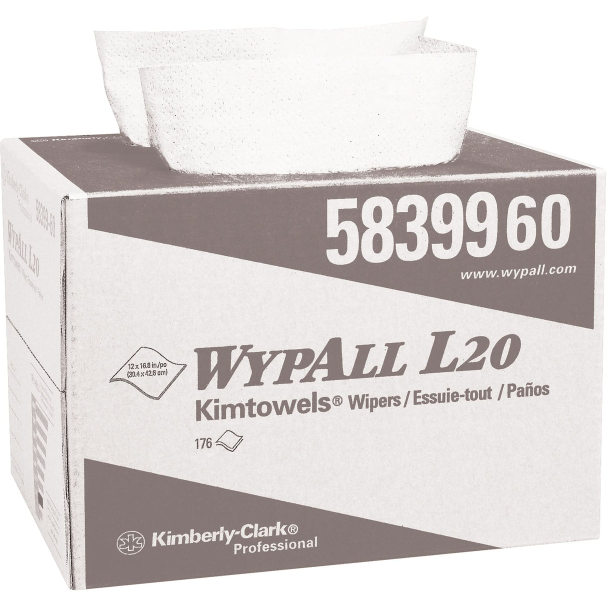 L20 Wipers, All-Purpose, 16-4/5" L x 12-1/2" W