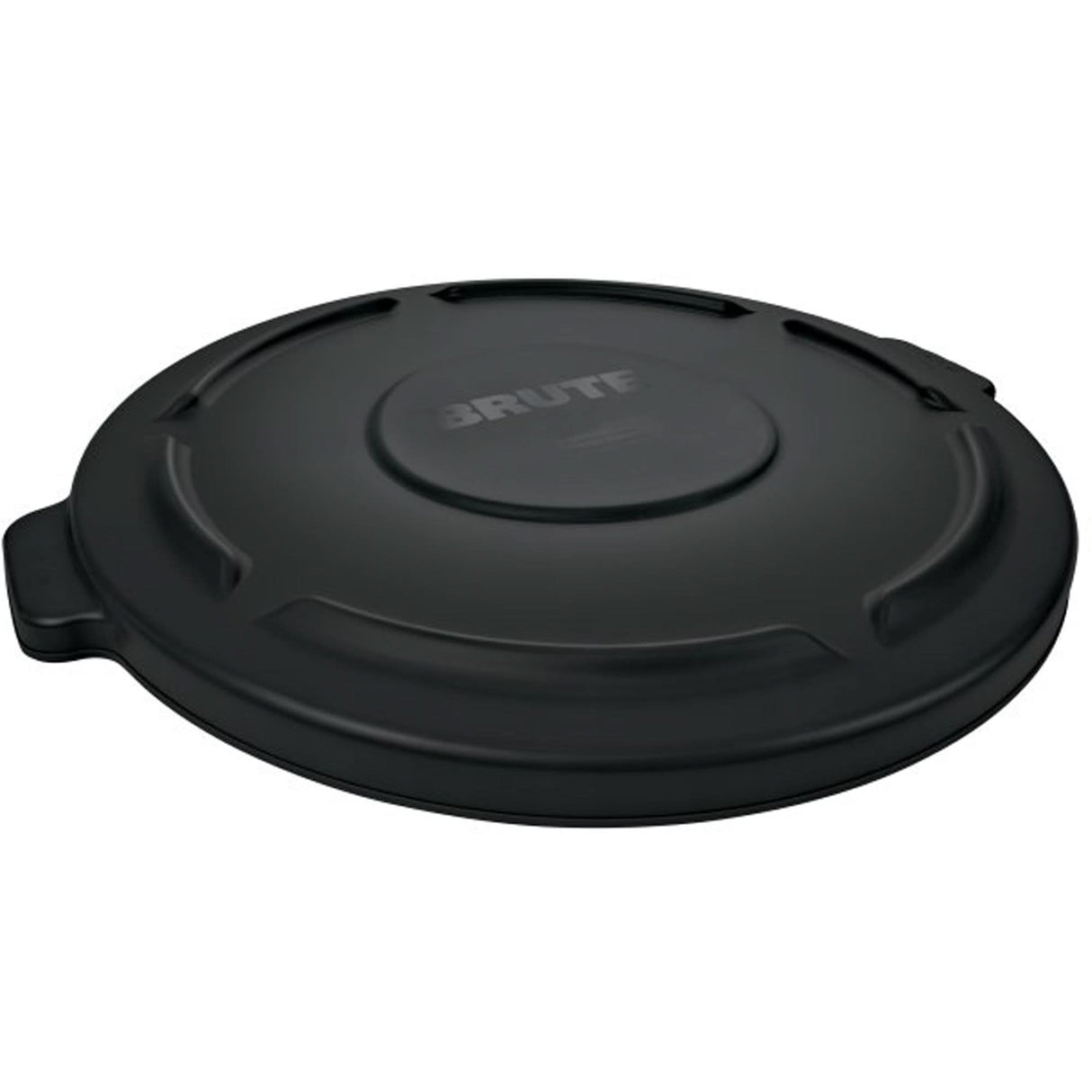 Brute® 32 Gallon Self-Draining Lid, Flat Lid, Plastic, Fits Container Size: 22-1/4" Dia.
