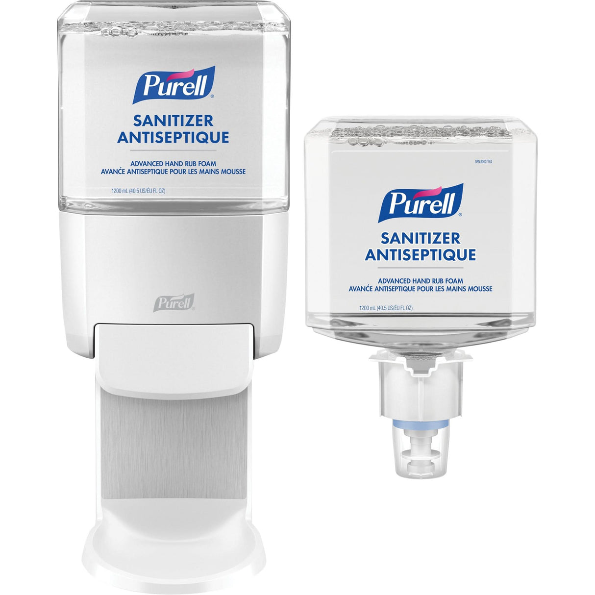 Advanced Hand Rub Foam Kit, 1200 ml, Cartridge Refill, 70% Alcohol