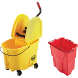 WaveBrake® Mop Bucket & Wringer Combo Pack, Down Press, 8.75 US Gal.(35 Quart), Yellow