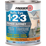 Bulls Eye 1-2-3® Water-Base Primer, 946 ml, Can, Grey