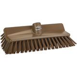 High-Low Brush, Medium Bristles, 10-1/4" Long, Brown