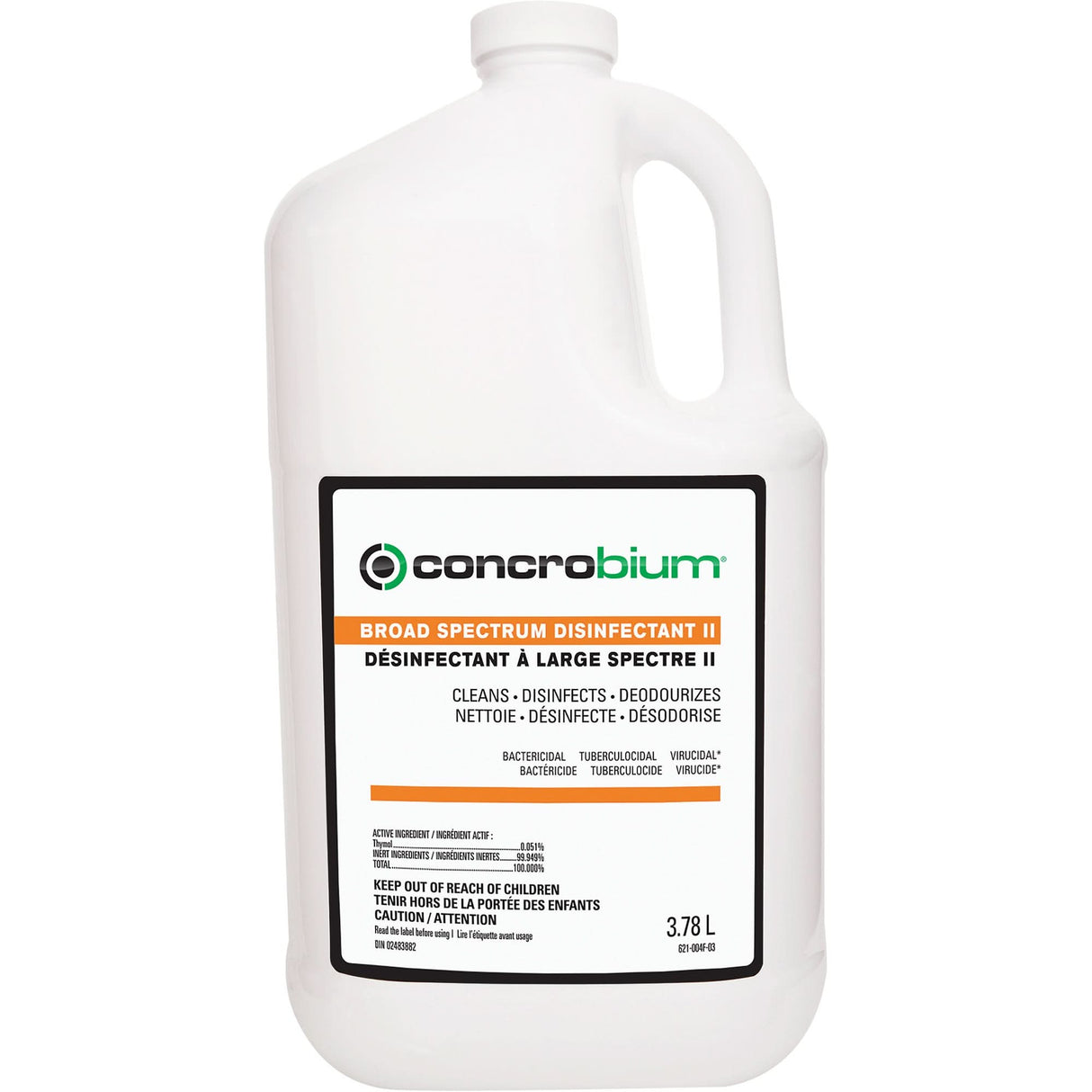 Broad Spectrum Disinfectant II, 3.78 L, Jug