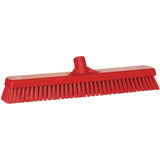 Deck & Wall Scrub Brush, Stiff Bristles, 19", Polyester, Red
