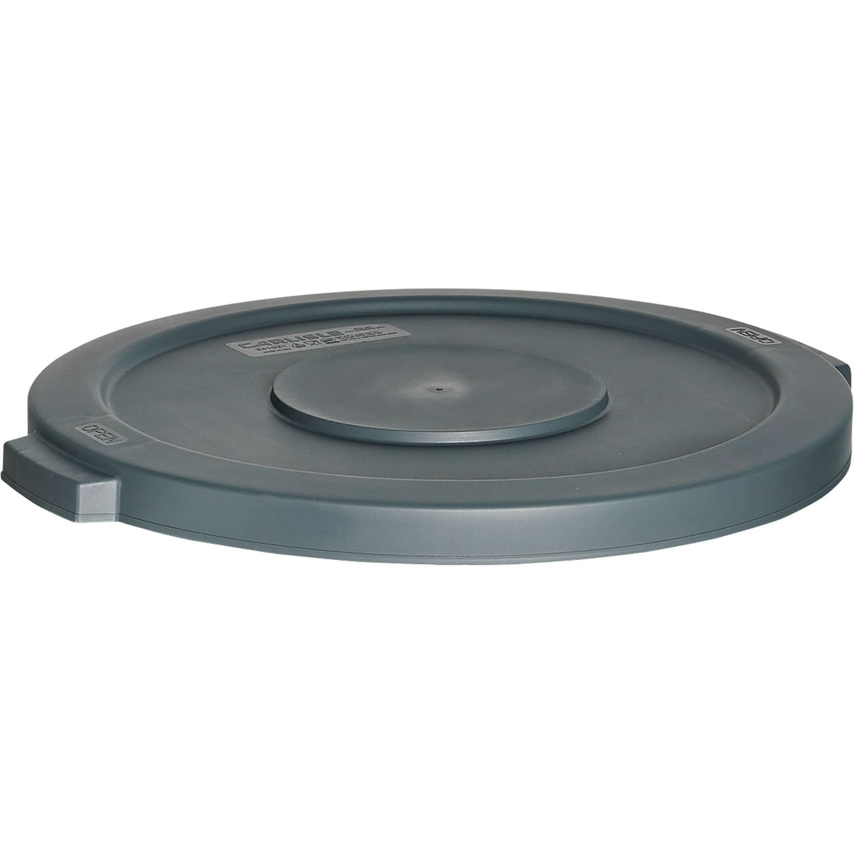 Waste Container Lid, Flat Lid, Plastic, Fits Container Size: 22" Dia.
